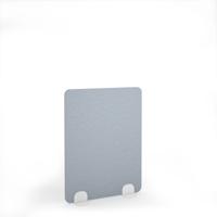 Plain Acoustic Floor Standing White Metal Base Legs 1200w 1600h - Light Grey