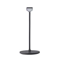 Portia LED desk lamp with wireless QI charger - Black