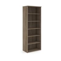 Universal bookcase 2140mm high with 5 shelves - Nebraska Oak
