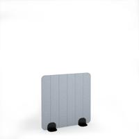 Stripe Acoustic Floor Standing Black Metal Base Legs 1200w 1200h - Light Grey