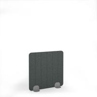 Stripe Acoustic Floor Standing Silver Metal Base Legs 1200w 1200h - Moonlight Grey