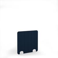 Stripe Acoustic Floor Standing White Metal Base Legs 1200w 1200h - Dark Blue