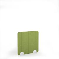 Stripe Acoustic Floor Standing White Metal Base Legs 1200w 1200h - Fruit Green