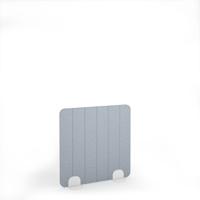 Stripe Acoustic Floor Standing White Metal Base Legs 1200w 1200h - Light Grey