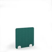 Stripe Acoustic Floor Standing White Metal Base Legs 1200w 1200h - Peacock Blue