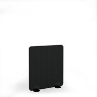 Stripe Acoustic Floor Standing Black Metal Base Legs 1200w 1400h - Black