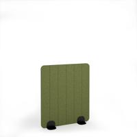 Stripe Acoustic Floor Standing Black Metal Base Legs 1200w 1400h - Reed Green