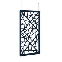Shatter Hanging Panel 1200w - Dark Blue
