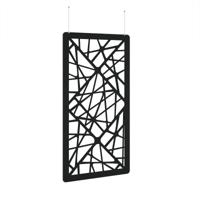 Shatter Hanging Panel 1200w - Black