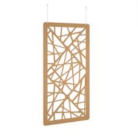 Shatter Hanging Panel 1200w - Longan Yellow
