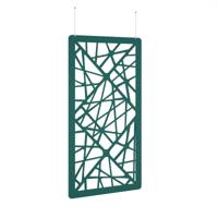 Shatter Hanging Panel 1200w - Peacock Blue