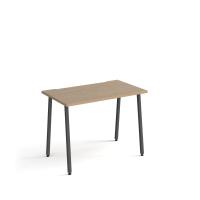 Sparta straight desk with A-frame legs