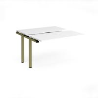 Adapt sliding top add on unit single 1200mm x 1200mm - green frame, white top