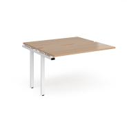Adapt sliding top add on units 1200mm x 1200mm - white frame, beech top