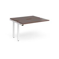 Adapt sliding top add on units 1200mm x 1200mm - white frame, walnut top