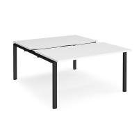 Adapt sliding top starter units back to back 1400mm x 1600mm - black frame, white top
