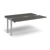 Adapt sliding top add on unit single 1600mm x 1200mm - silver frame, storm grey top