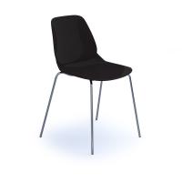 Strut multi-purpose chair with chrome 4 leg frame