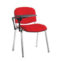 Taurus meeting room chair with chrome frame