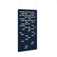 Twist Hanging Panel 1200w - Dark Blue