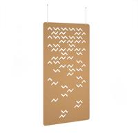Twist Hanging Panel 1200w - Longan Yellow