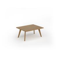 Unity coffee table 1000w x 800d with 4x solid oak legs, top in oak