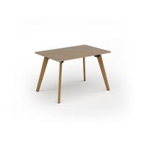 Unity dining table 1200w x 800d with 4x solid oak legs, top in kendal oak