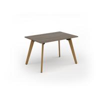 Unity dining table 1200w x 800d with 4x solid oak legs, top in nebraska oak