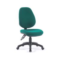 Vantage 100 2 lever PCB operators chair with no arms - Forest Green