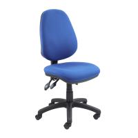 Vantage 200 3 lever asynchro operators chair with no arms - blue