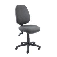 Vantage 200 3 lever asynchro operators chair with no arms - charcoal