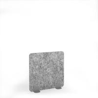 Zigzag Acoustic Floor Standing Silver Metal Base Legs 1200w 1200h - Dark Silver Grey