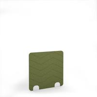 Zigzag Acoustic Floor Standing White Metal Base Legs 1200w 1200h - Reed Green