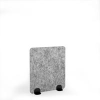 Zigzag Acoustic Floor Standing Black Metal Base Legs 1200w 1400h - Dark Silver Grey