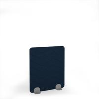 Zigzag Acoustic Floor Standing Silver Metal Base Legs 1200w 1400h - Dark Blue