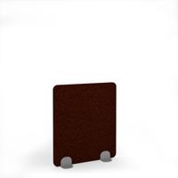 Zigzag Acoustic Floor Standing Silver Metal Base Legs 1200w 1400h - Maroon