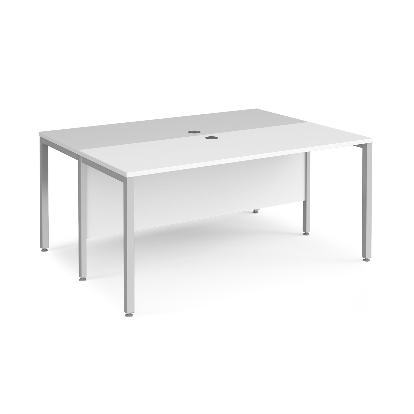 Maestro 25 bench back to back straight desks 1200mm