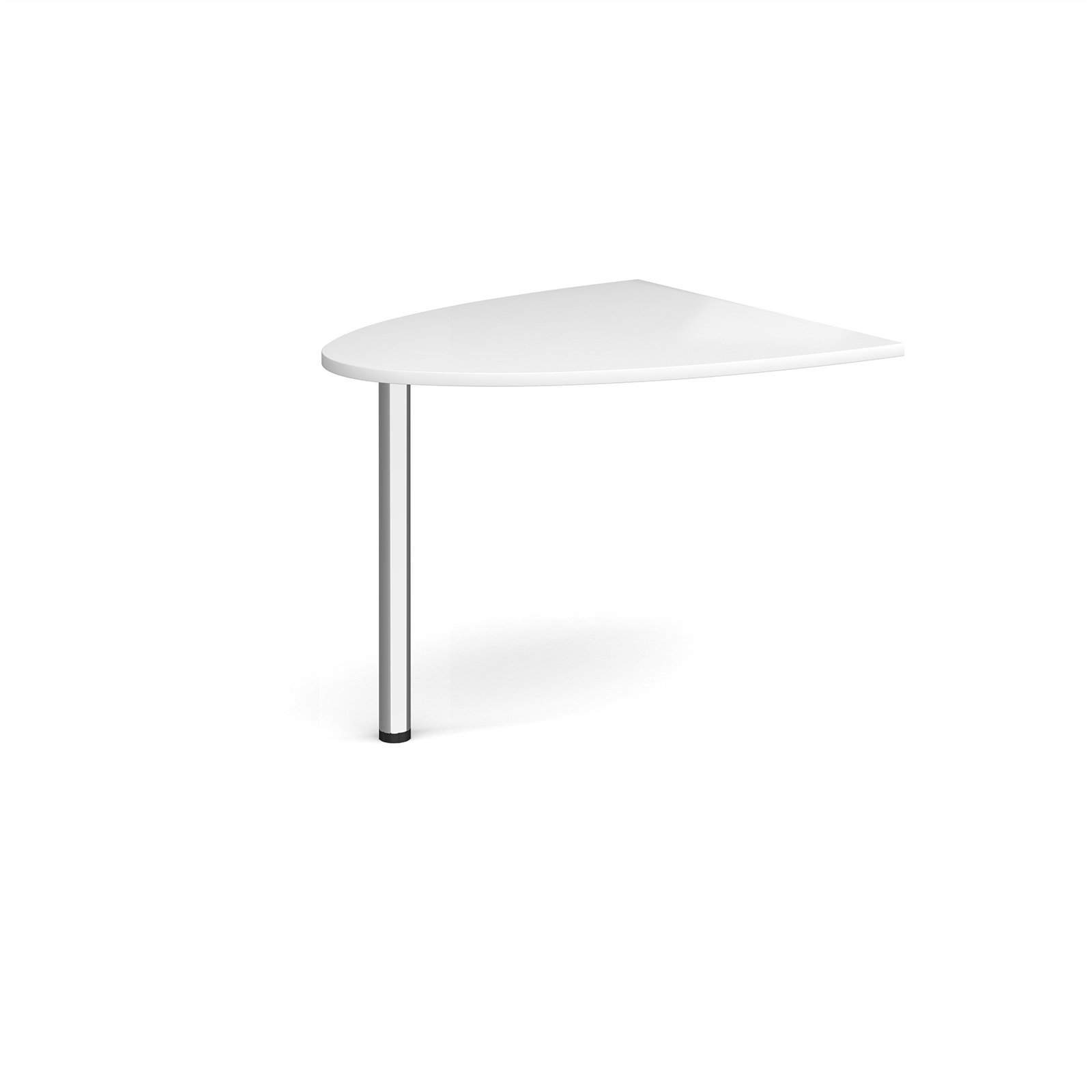 Welcome reception unit D-end extension 1000mm x 888mm - white