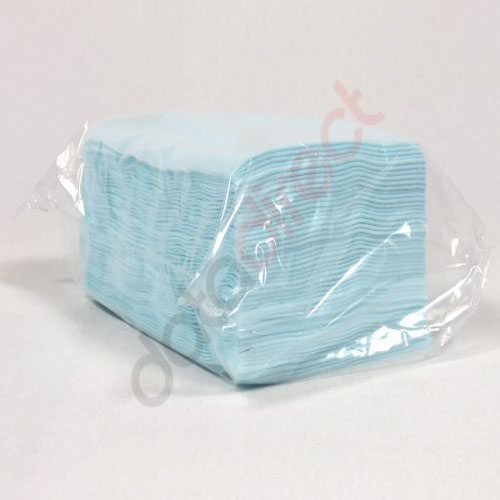 Blue Wipe Absorbent Poly/Paper Reusable 8 Pack x50