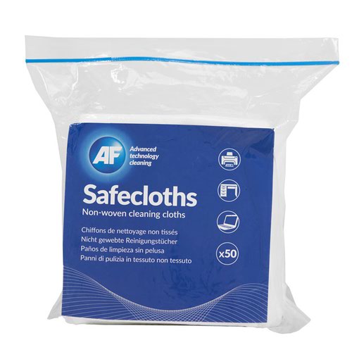 AF Safecloths 34 X 32CM Lint Free SCH050 Pack Of 50