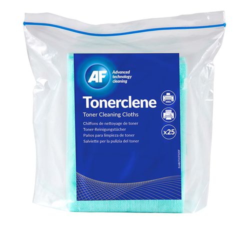 AF Tonerclene Absorbent Wipe Pack Of 25 TOC025