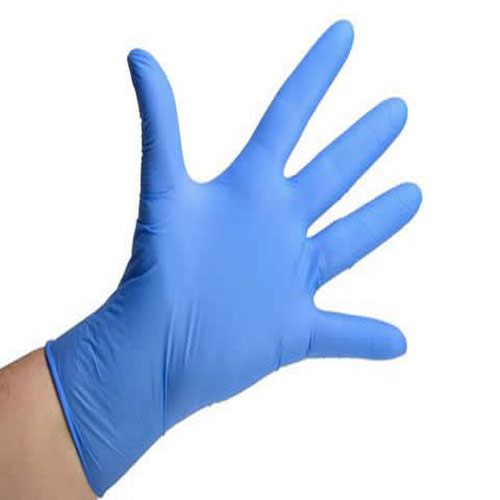 Box Of 100 Medium Blue Nitrile Gloves