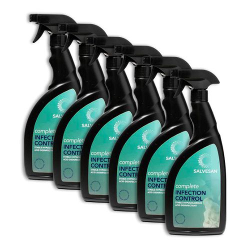 Salvesan 750ML Cleanser Spray Pack Of 6 Refillable