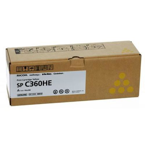 Ricoh SPC360/361 HE Print Cartridge Yellow 408187