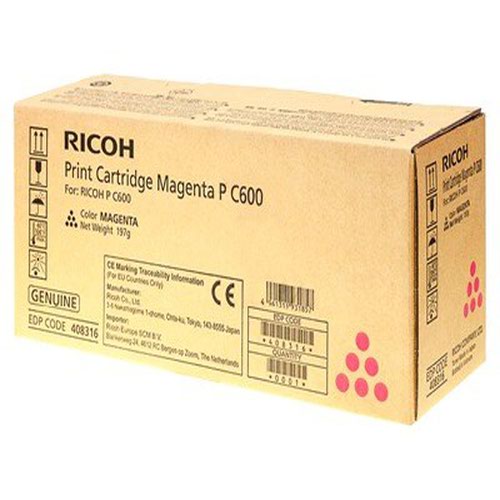 Ricoh P C600 Magenta Toner 13K 408316