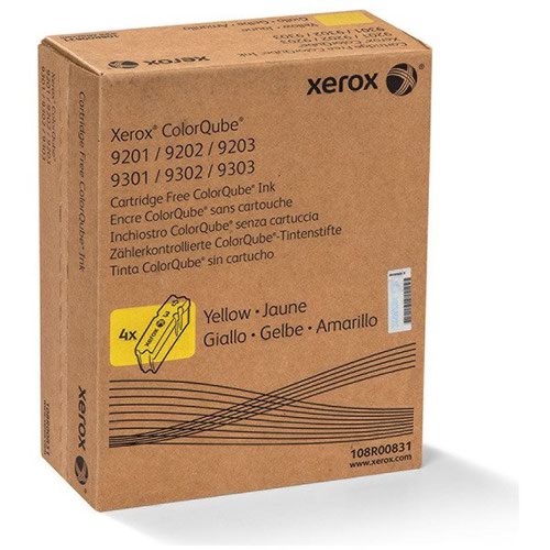 Xerox CQ9200 Yellow 4 Stix 108R00831