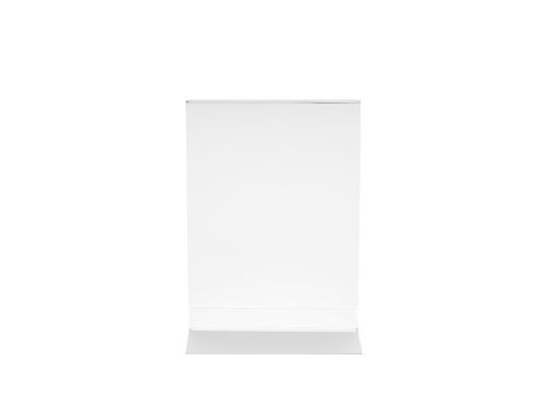 Deflecto Stand Up Sign Holder A5 Portrait Clear - 47901
