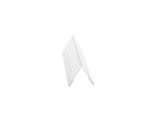 Deflecto Tent Shaped Desktop Name Holder A4 Landscape Clear - 48601