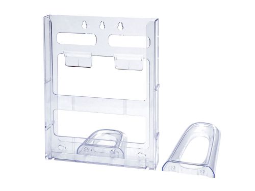 Literature Holder Connectable Modular Wall Mountable A4 Clear 165015 Buy online at Office 5Star or contact us Tel 01594 810081 for assistance