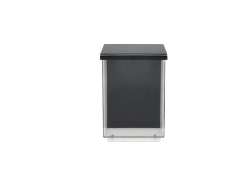 Deflecto A5 Weatherproof Outdoor Literature/Post Box 175 x 285 x 74mm Crystal - 790711